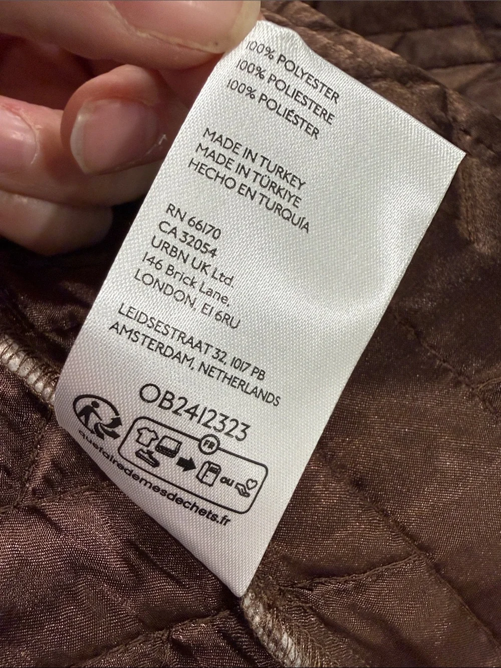 New! Maeve Anthropologie Open Front Cow Print Cream and Brown Quilted Jacket OS - Picture 11 of 14